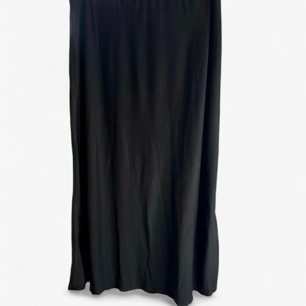 Bella Dahl Black Maxi Slip Skirt | Size L
